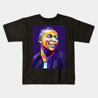 Mbappe wpap pop art Kids T-Shirt